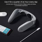 Original Xiaomi G2 Jeeback Neck Massager L - Shaped Far Infrared Heating Massage Device(White) - British D'sire