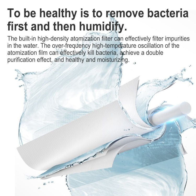Original Xiaomi JISULIFE Portable Desktop USB Mini Silent Doughnut Humidifier,Upgraded Version(White) - British D'sire