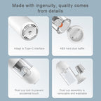 Original Xiaomi Mijia 120W 13000Pa Portable Handheld Car Home Vacuum Cleaner Dust Catcher Cleaning Tools(White) - British D'sire