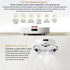 Original Xiaomi Mijia 3C Enhanced Robot Vacuum Cleaner Automatic Sweeping Mopping, US Plug(White) - British D'sire