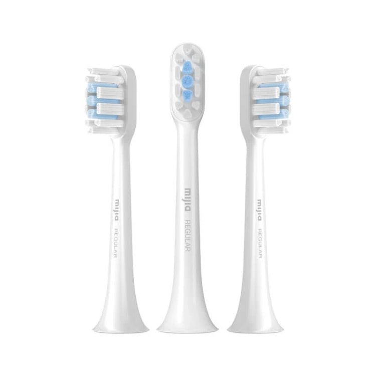 Original Xiaomi Mijia 3pcs Brush Head Standard Type for Sonic Electric Toothbrush T301 / T302(White) - British D'sire