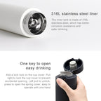 Original Xiaomi Mijia 480ML Insulation Vacuum Thermal Cup Water Bottle(Navy Blue) - British D'sire