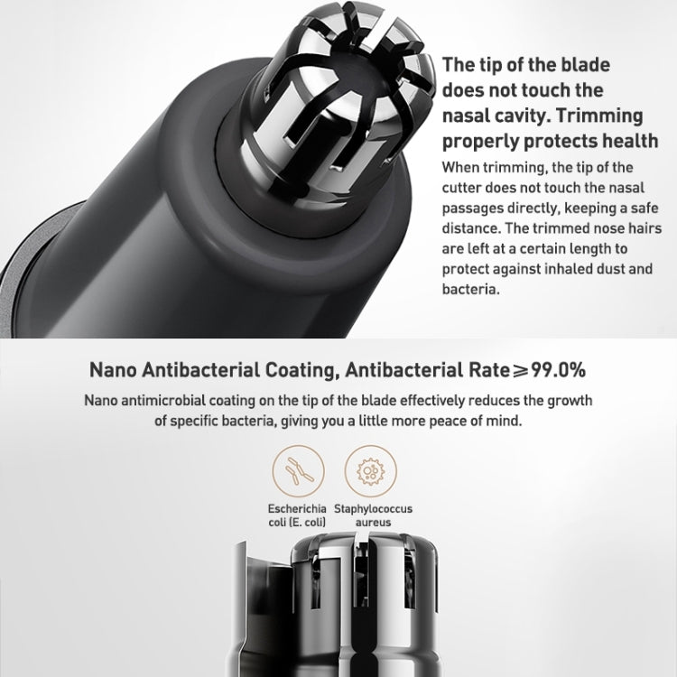 VITRAX - Original Xiaomi Mijia Nose Hair Trimmer – Portable – Black – Type-C Charging – 6500 RPM – IPX5 Waterproof – Low Noise, Hygienic & Easy to Clean. Secondary image