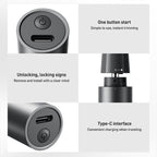 Original Xiaomi Mijia Electric Nose Hair Trimmer Portable Nose Ears Hair Eyebrow Clipper(Black) - British D'sire