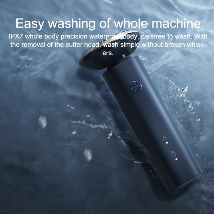 Original Xiaomi Mijia Electric Shaver S101 with 3 Cutter Head IPX7 Waterproof(Blue) - British D'sire