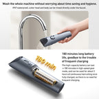 Original Xiaomi Mijia Hair Trimmer Clipper 2 Professional Clippers Titanium Alloy Blade Rechargeable Barber(Grey) - British D'sire