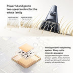 Original Xiaomi Mijia Hair Trimmer Clipper 2 Professional Clippers Titanium Alloy Blade Rechargeable Barber(Grey) - British D'sire