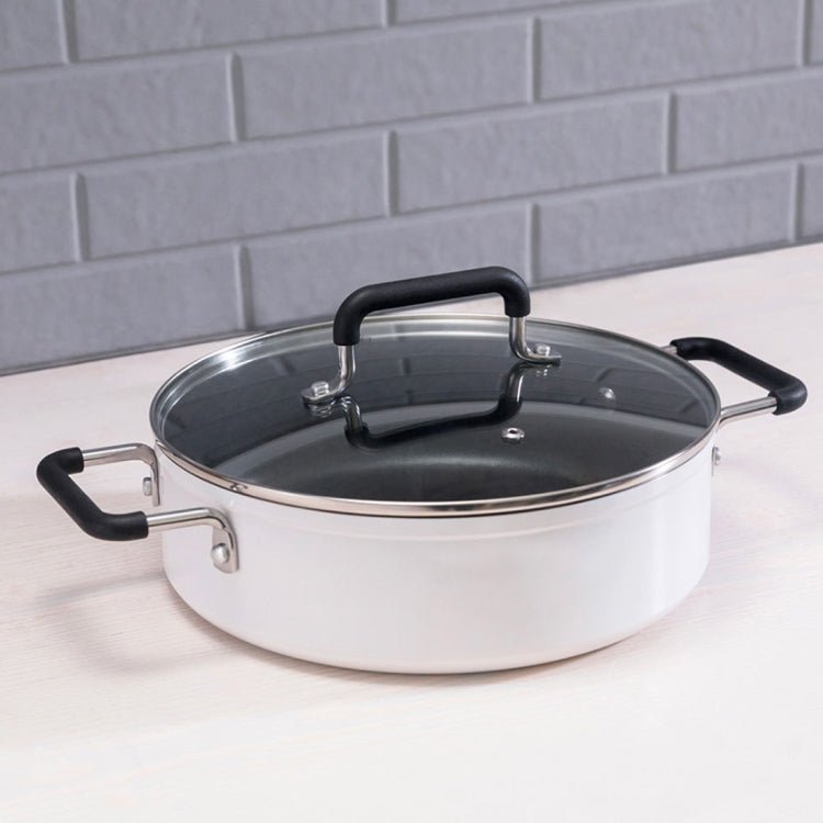Original Xiaomi Mijia ZWZ 4L Food Grade Non - stick Stockpot, Compatible with Mijia Induction Cooker (HC9071)(White) - British D'sire