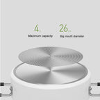 Original Xiaomi Mijia ZWZ 4L Food Grade Non - stick Stockpot, Compatible with Mijia Induction Cooker (HC9071)(White) - British D'sire