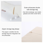 Original Xiaomi Youpin 8H Z2 Natural Latex Pillow Soft Breathable Spine Protection Massage Care Pillow with Cotton Pillowcase - British D'sire