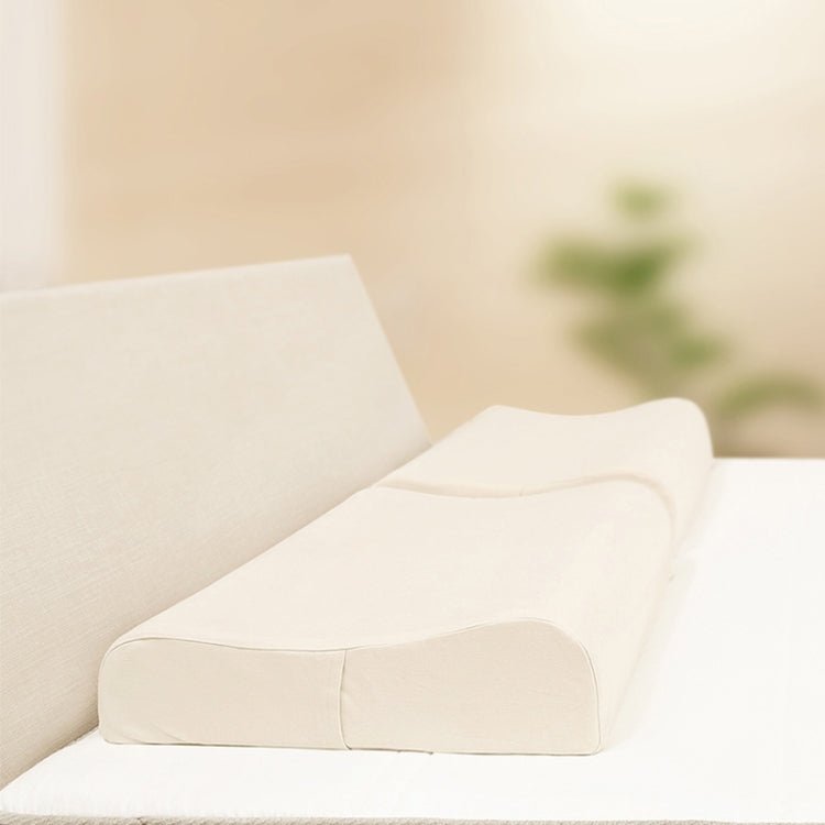 Original Xiaomi Youpin 8H Z2 Natural Latex Pillow Soft Breathable Spine Protection Massage Care Pillow with Cotton Pillowcase - British D'sire