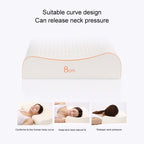 Original Xiaomi Youpin 8H Z2 Natural Latex Pillow Soft Breathable Spine Protection Massage Care Pillow with Cotton Pillowcase - British D'sire