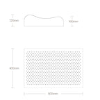 Original Xiaomi Youpin 8H Z2 Natural Latex Pillow Soft Breathable Spine Protection Massage Care Pillow with Cotton Pillowcase - British D'sire