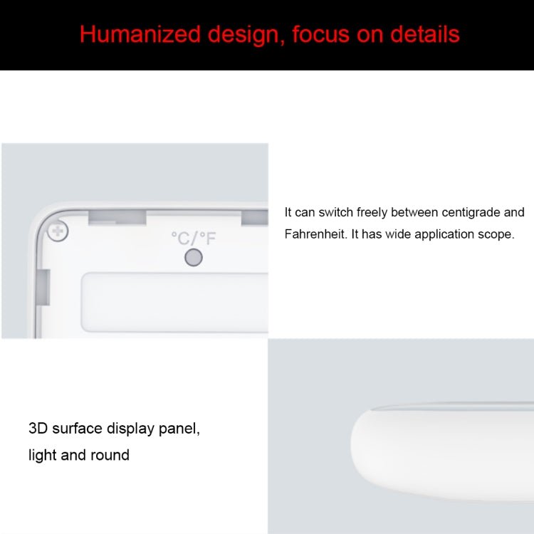 Original Xiaomi Youpin Digital Hygrometer Indoor Thermometer Humidity Monitor - British D'sire