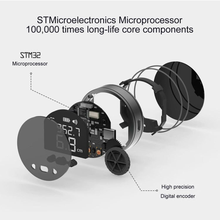 Original Xiaomi Youpin Duka Electronic Ruler Portable Rangefinder LCD Screen Digital Ruler - British D'sire