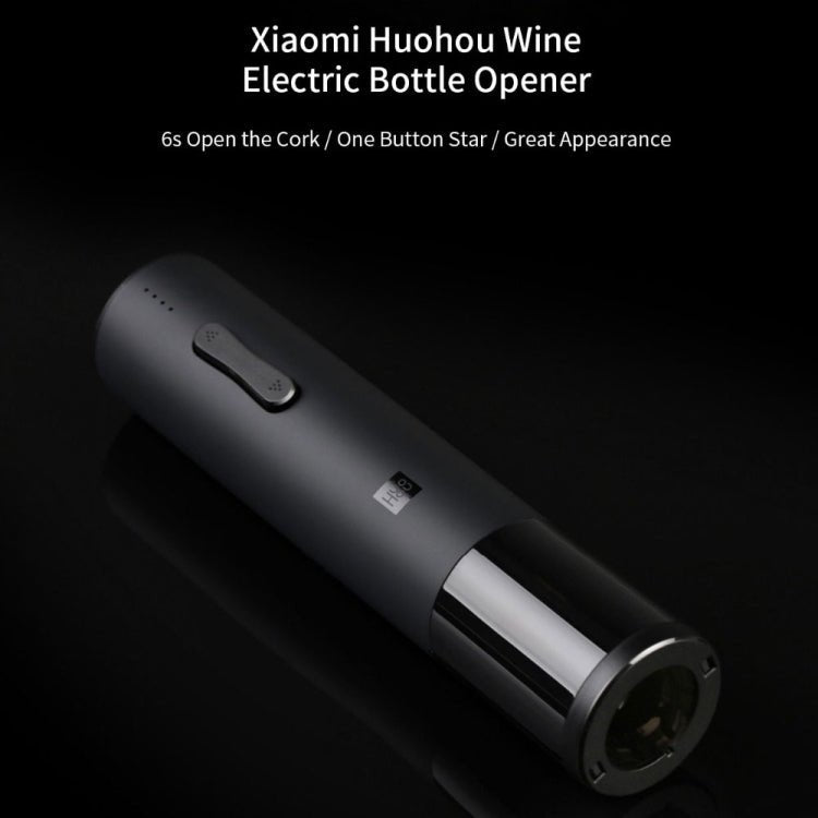 Original Xiaomi Youpin Huohou Automatic Wine Bottle Kit Electric Corkscrew With Foil Cutter - British D'sire