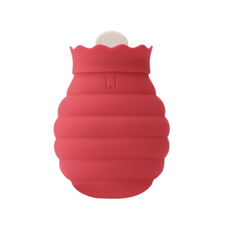 Original Xiaomi Youpin Jotun Judy Warm Water Bag Silicone Hot Water Bag Small Size：15x10x5.8cm(Red) Secondary image