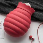 Original Xiaomi Youpin Jotun Judy Warm Water Bag Silicone Hot Water Bag Small Size：15x10x5.8cm(Red) - British D'sire