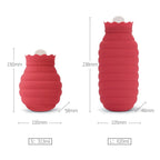 Original Xiaomi Youpin Jotun Judy Warm Water Bag Silicone Hot Water Bag Small Size：15x10x5.8cm(Red) - British D'sire