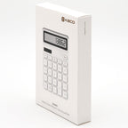 Original Xiaomi Youpin LEMO Rice Calculator 12 - bit LED Display ABS Material 6 Degree Angle(White) - British D'sire