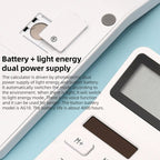 Original Xiaomi Youpin LEMO Rice Calculator 12 - bit LED Display ABS Material 6 Degree Angle(White) - British D'sire