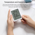Original Xiaomi Youpin Miaomiaoce LCD Digital Hygrometer Indoor Thermometer Humidity Monitor - British D'sire