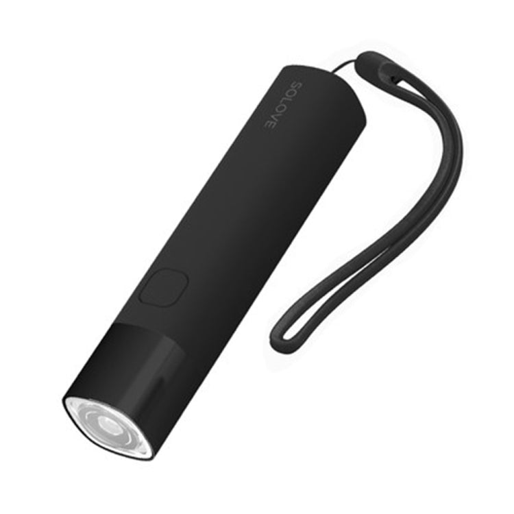 Original Xiaomi Youpin SOLOVE LED Flashlight 3000mAh USB Multi - function Portable Lighting(Black) - British D'sire Main image