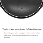 Original Xiaomi Zhiwu Soup Pot Household 4L Non - stick Food Stockpot Aluminum Alloy Electric Hot Pot(White) - British D'sire