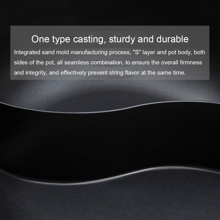 Original Xiaomi Zhiwu Soup Pot Household 4L Non - stick Food Stockpot Aluminum Alloy Electric Hot Pot(White) - British D'sire