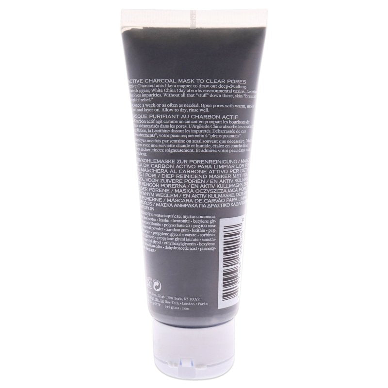 Origins - Clear Improvement Active Charcoal Mask for Unisex - 2.5 oz Mask - Mask - British D'sire