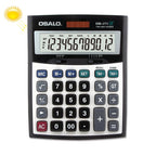 OSALO OS - 2TV 12 Digits Desktop Tax Rate Calculator Solar Energy Dual Power Calculator - British D'sire