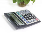 OSALO OS - 2TV 12 Digits Desktop Tax Rate Calculator Solar Energy Dual Power Calculator - British D'sire