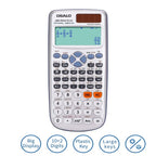 OSALO OS - 991ES PLUS 10+2 Digits Multi - functional Student Function Scientific Calculator Solar Energy Dual Power Calculator - British D'sire