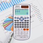 OSALO OS - 991ES PLUS 10+2 Digits Multi - functional Student Function Scientific Calculator Solar Energy Dual Power Calculator - British D'sire