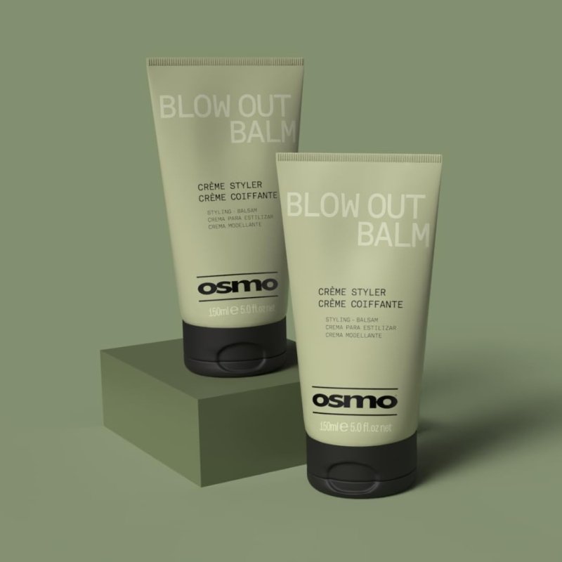 OSMO Blow Out Balm | Blow Dry Balm | 90% Natural Ingredients | Body, Volume & Shine | Vegan. 150ml. - Hair Care & Styling - British D'sire