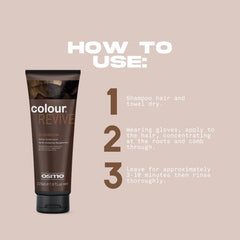 OSMO Color Revive Mushroom | Cool Ashy Brown Conditioning Toning Mask | Vegan. 225ml - Hair Coloring Accessories - British D'sire