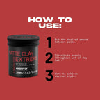 Osmo Matte Clay Extreme | Dry Textured Control | Matt finish for a Natural look. Vegan. 100ml. - Hair Care - British D'sire