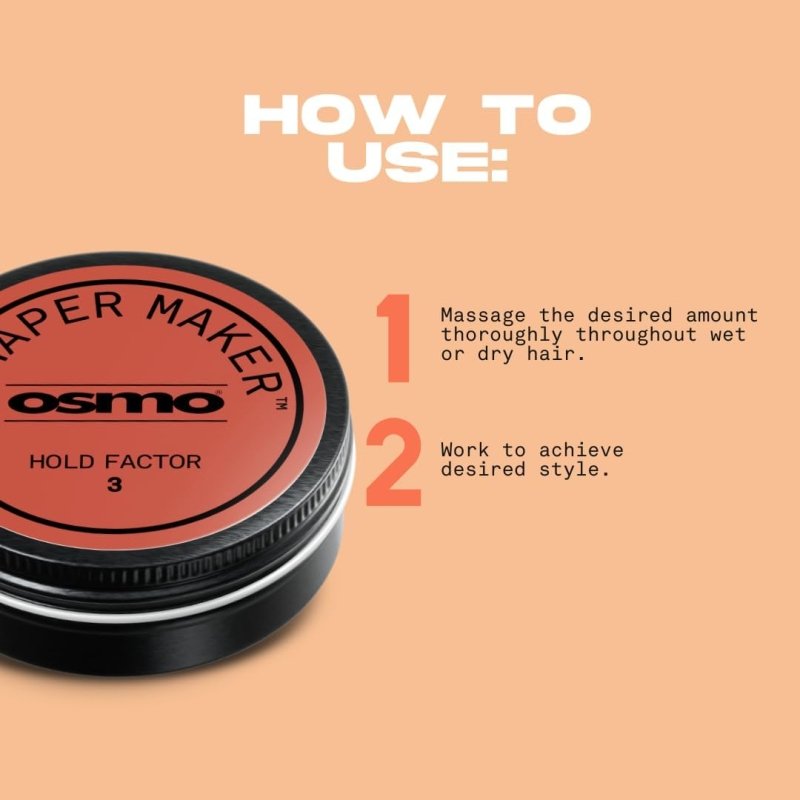 Osmo Shaper Maker 'Traveller' | Grooming Molding Cream | Strength & Condition. Vegan. 25ml. - Hair Care & Styling - British D'sire