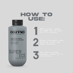 OSMO Super Ice Brightening Mask | Black Pigment for Toning Blonde Hair | Bleached & Natural Blonde Hair | Vegan. 400ml - Hair Care - British D'sire