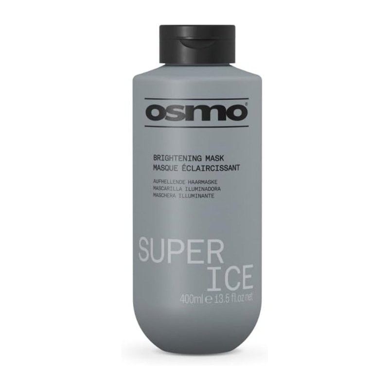 OSMO Super Ice Brightening Mask | Black Pigment for Toning Blonde Hair | Bleached & Natural Blonde Hair | Vegan. 400ml - Hair Care - British D'sire