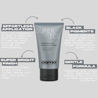 OSMO Super Ice Brightening Mask | Black Pigment for Toning Blonde Hair | Bleached & Natural Blonde Hair | Vegan. 75ml - Hair Mask - British D'sire