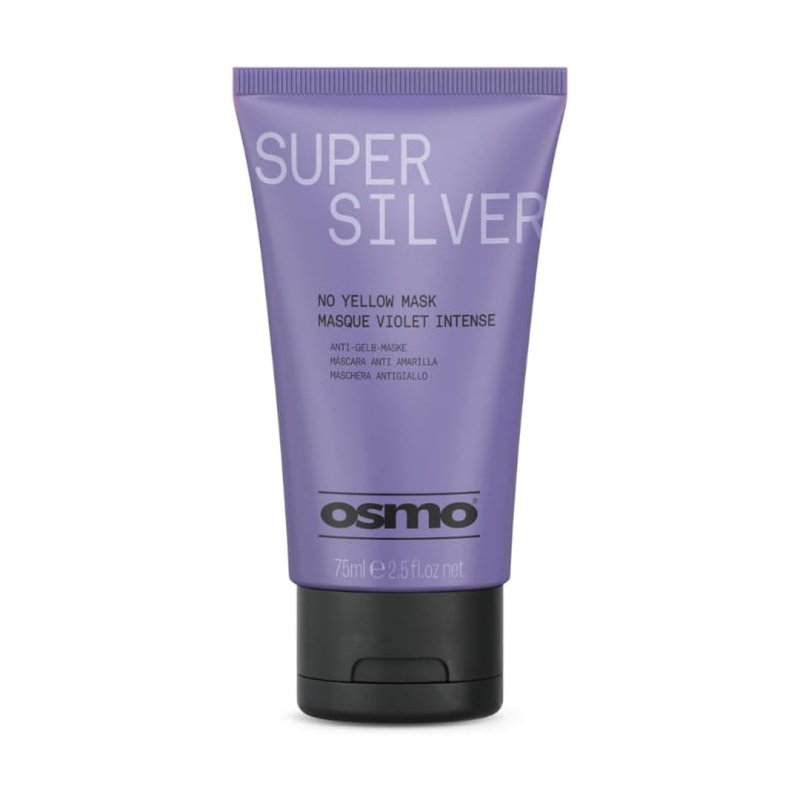 OSMO Super Silver Toning Mask | Nourish, Hydrate & Tone for Ashy Results | Violet Purple Pigment | No Yellow or Brass | Vegan. 75ml. - Hair Mask - British D'sire