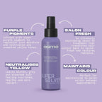 OSMO Super Silver Toning Spray | Violet Nourishing Leave - in Treatment | Blonde Toner | Vegan. 100ml. - Hair Care - British D'sire
