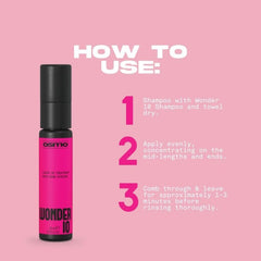 OSMO Wonder 10 'Mini' | Intensive Leave - in Treatment | Dry, Damaged & Coloured Hair | Hair Extensions. Vegan. 25ml. - Hair Care - British D'sire