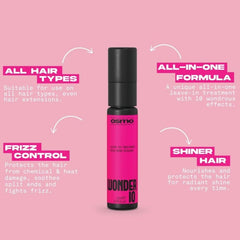 OSMO Wonder 10 'Mini' | Intensive Leave - in Treatment | Dry, Damaged & Coloured Hair | Hair Extensions. Vegan. 25ml. - Hair Care - British D'sire