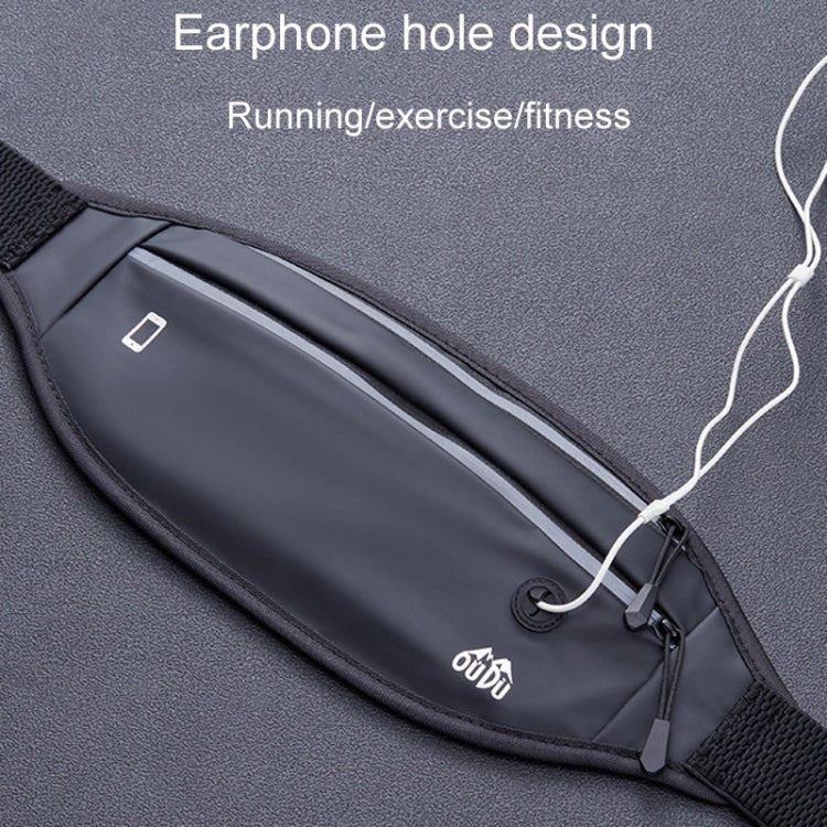OUDU Outdoor Sports Portable Waist Pack Male And Female Running Waterproof Cell Phone Bag(Pink) - British D'sire