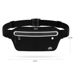OUDU Outdoor Sports Slim Invisible Waterproof Cell Phone Waist Bag(Gray) - British D'sire