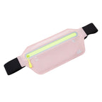 OUDU Outdoor Sports Slim Invisible Waterproof Cell Phone Waist Bag(Light Pink) - British D'sire