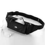 OUDU Outdoor Sports Waist Pack Male And Female Running Waterproof Cell Phone Bag(Black) - British D'sire
