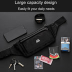 OUDU Outdoor Sports Waist Pack Male And Female Running Waterproof Cell Phone Bag(Gray) - British D'sire